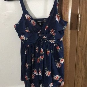 Express | Floral Sweetheart Tank Blouse